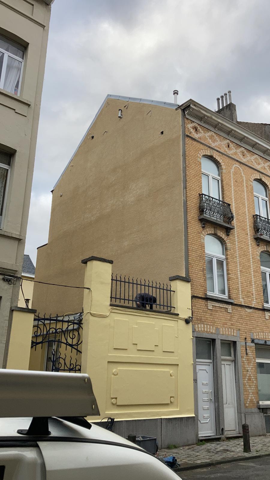 Façade terminée après peinture