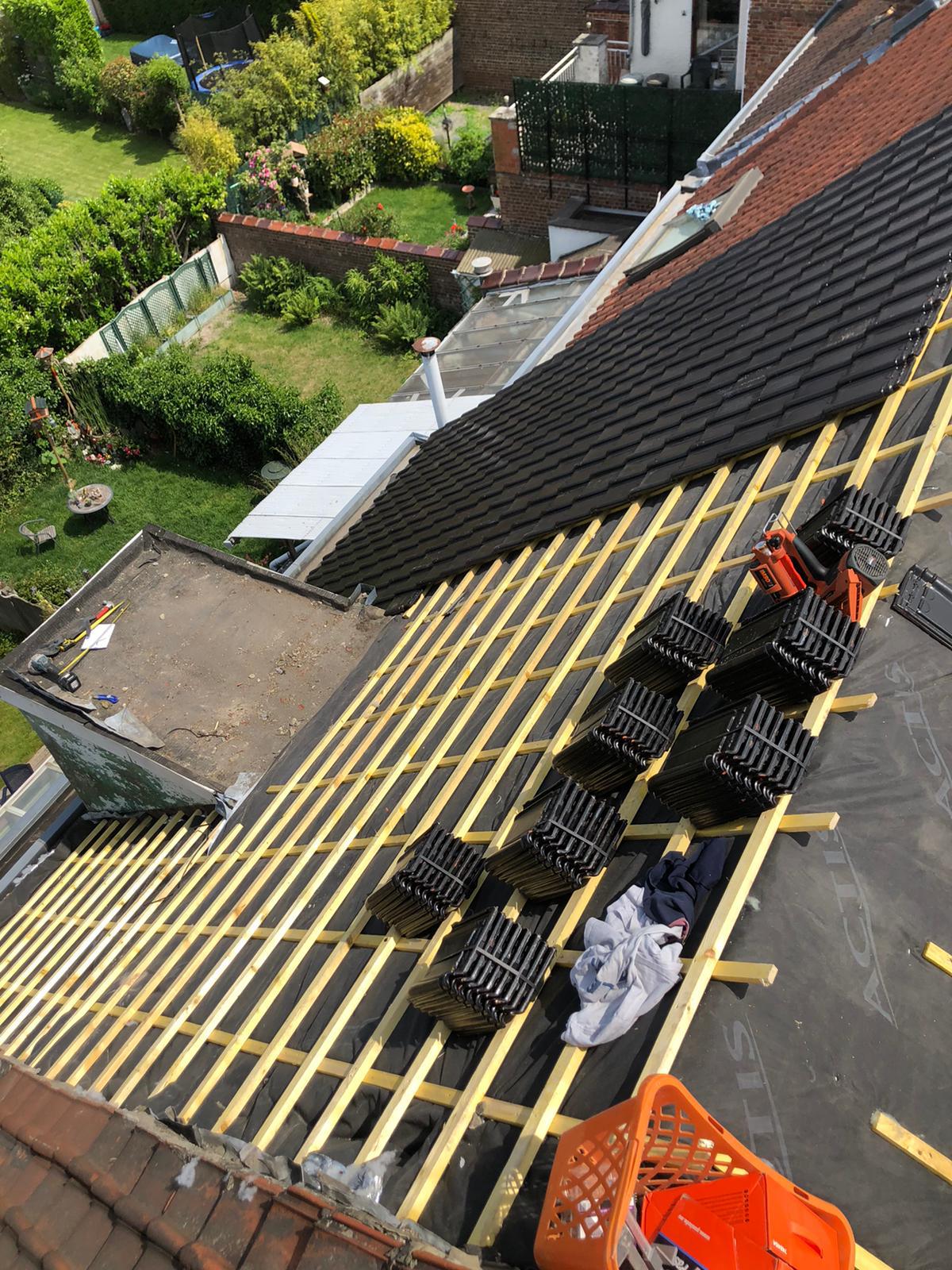 Travaux de couverture tuiles Belgique